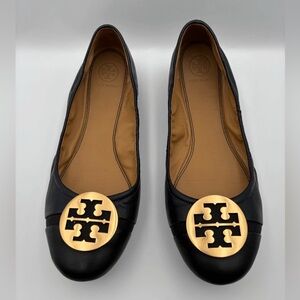 Tory Burch black Cap Toe Ballet Flats
Size 9